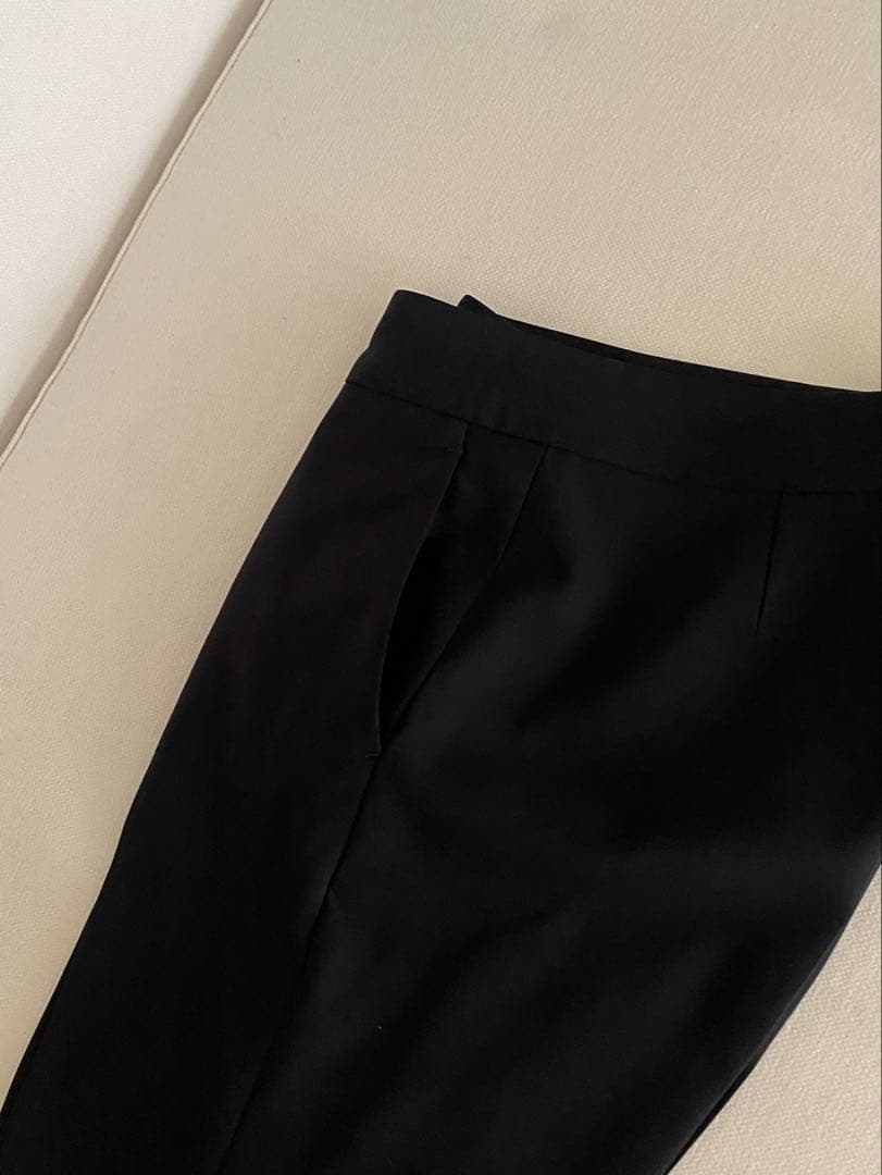 美品 セオリー ネイビーブルー パンツスーツ XS