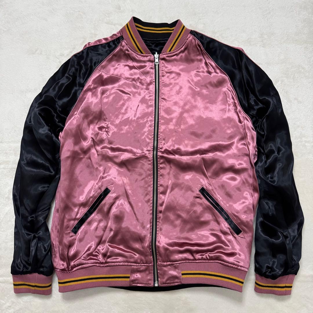 未使用級☆ 絡繰魂　ドラゴンボール　コラボ　魔人ブウ和柄　刺繍　スカジャン