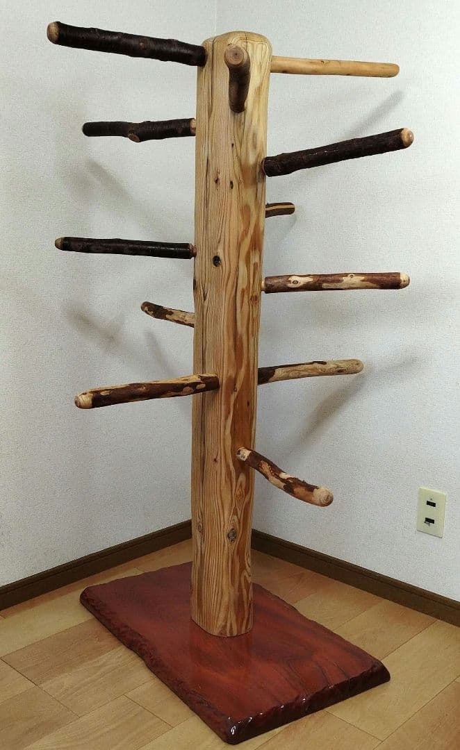 【大型鳥用】どっしり♬螺旋状オウムスタンド