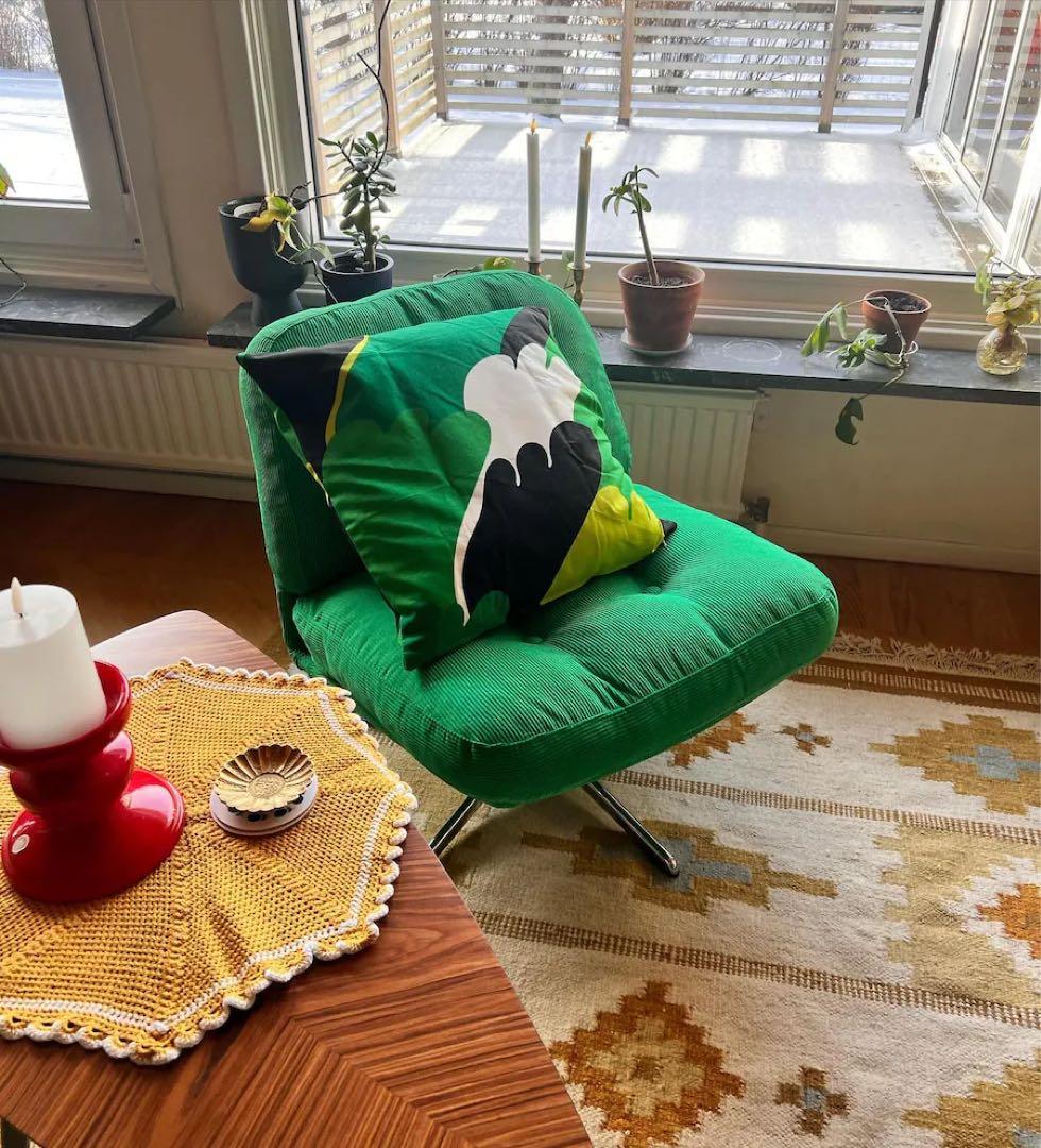 {{新品♤未開封｝｝イケア ディヴリンゲ 1人掛けソファ 回転パーソナルチェア