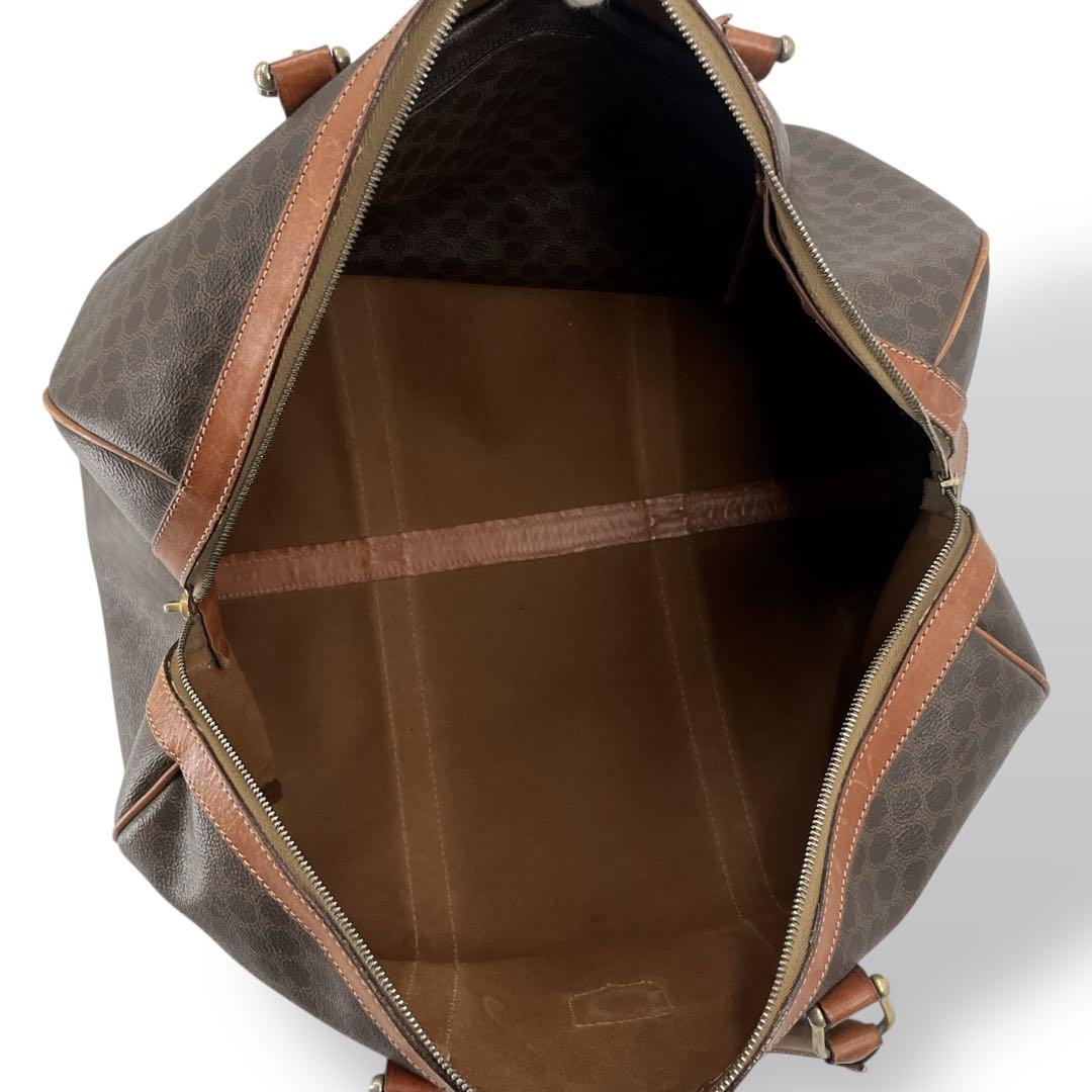 オールド　セリーヌ　ボストンバッグ　トラベルバッグ　トリオンフ　マカダム　PVC