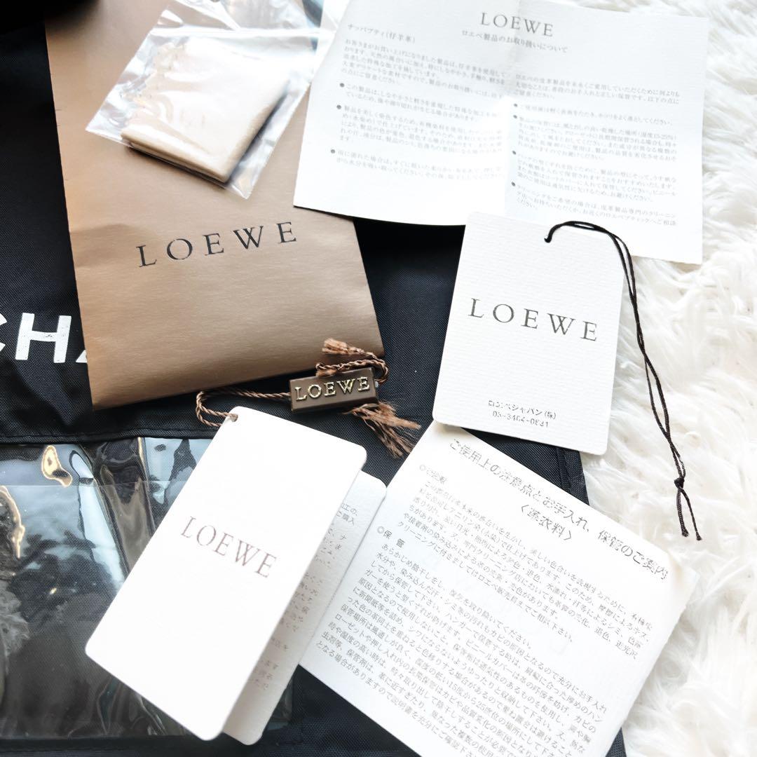 極美品　LOEWEロエベ レザー本革　ジャケット ノーカラー　ベージュ　ブルゾン