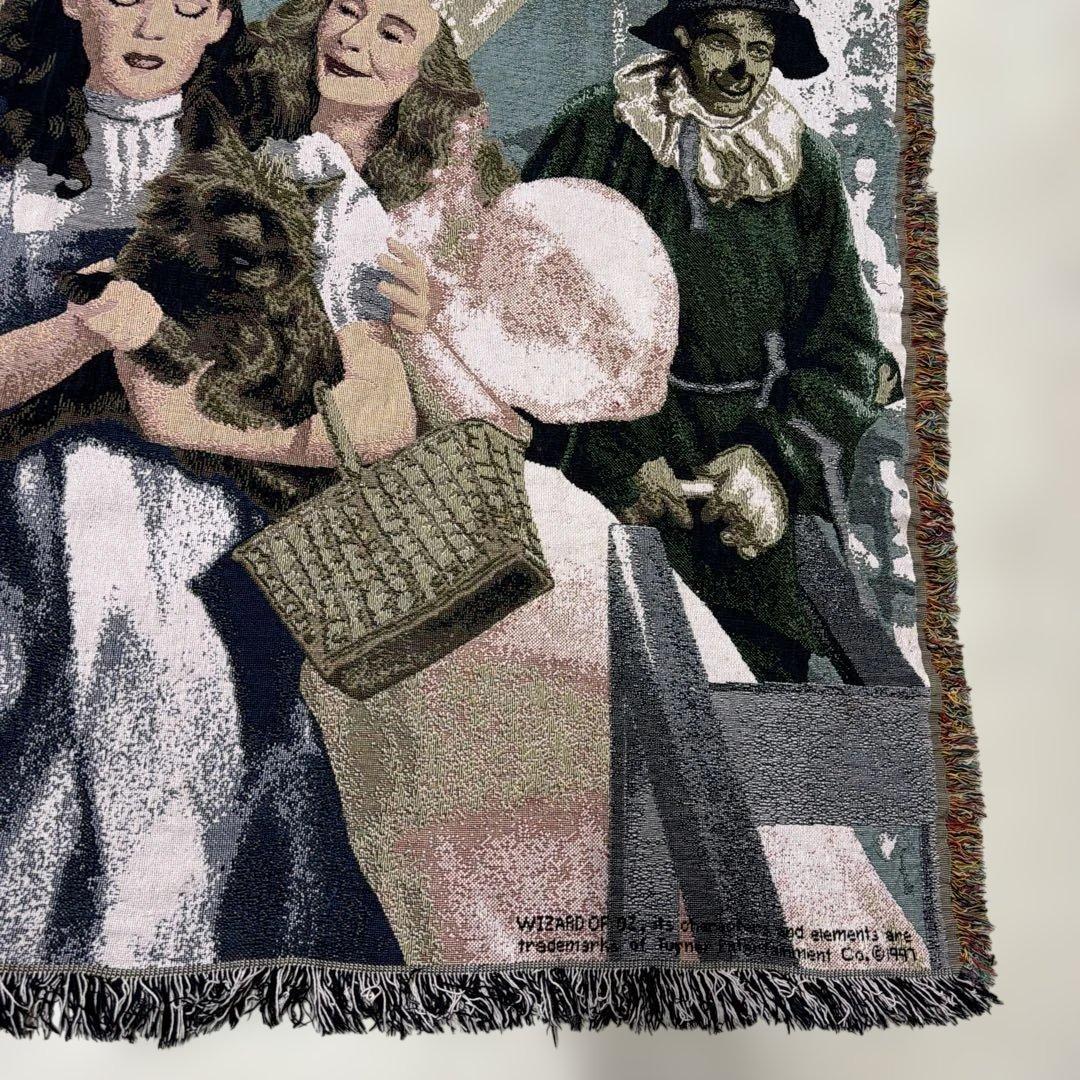 オズの魔法使い　マルチカバー　ソファカバー　ヴィンテージラグ　126x167