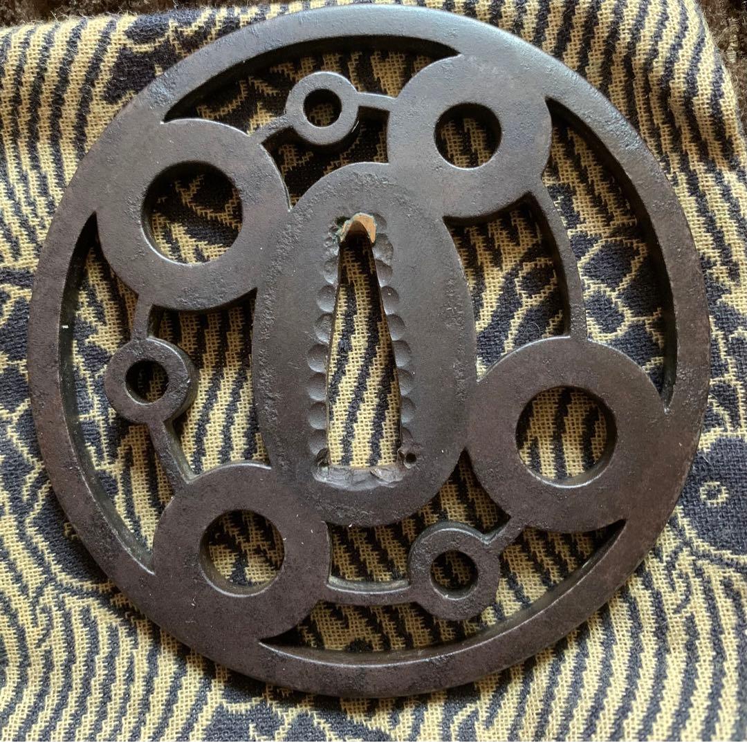 鍔　鉄鍔　透かし鍔