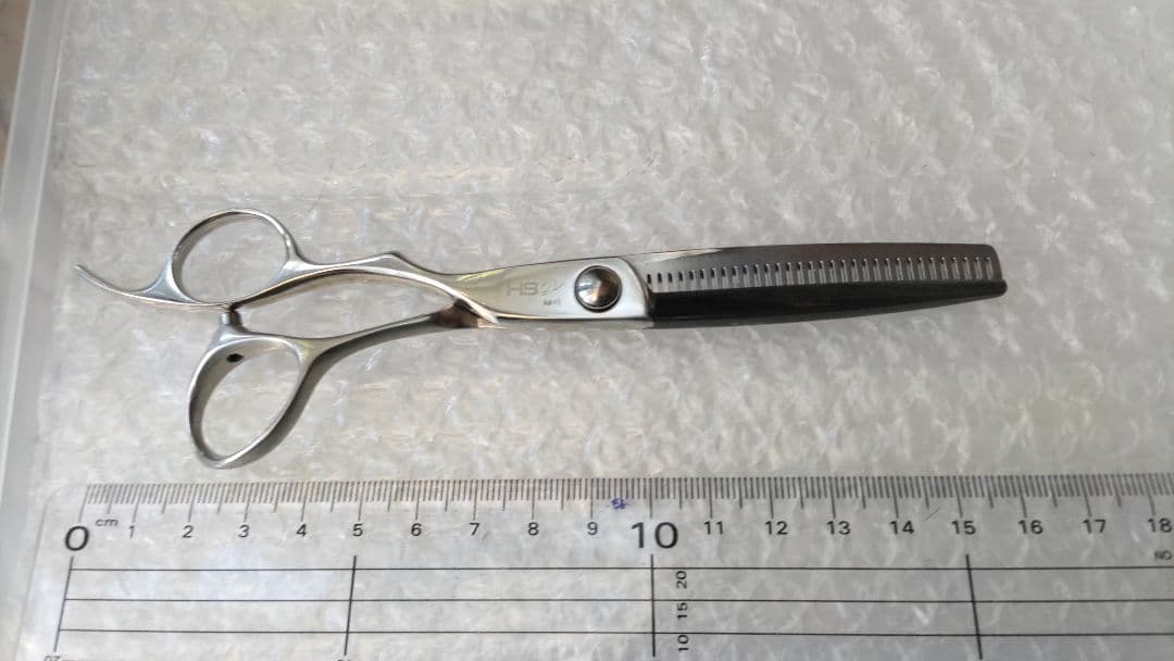 左利き (ＨＳP)国産　珍しい逆刃セニング すき鋏 美容師・理容師 6インチ