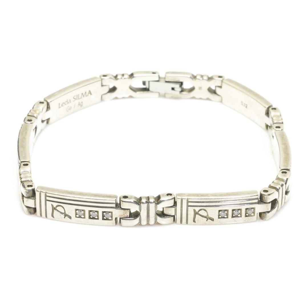 美品 レダシルマ LEDASILMA 0.12 ダイヤ ブレスレット