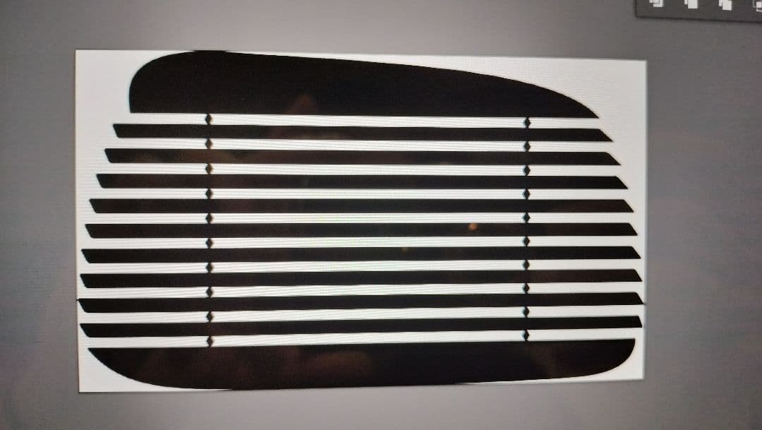 c3 エアクロス リアクォーターガラス用カスタムカッティングシート セミオーダー