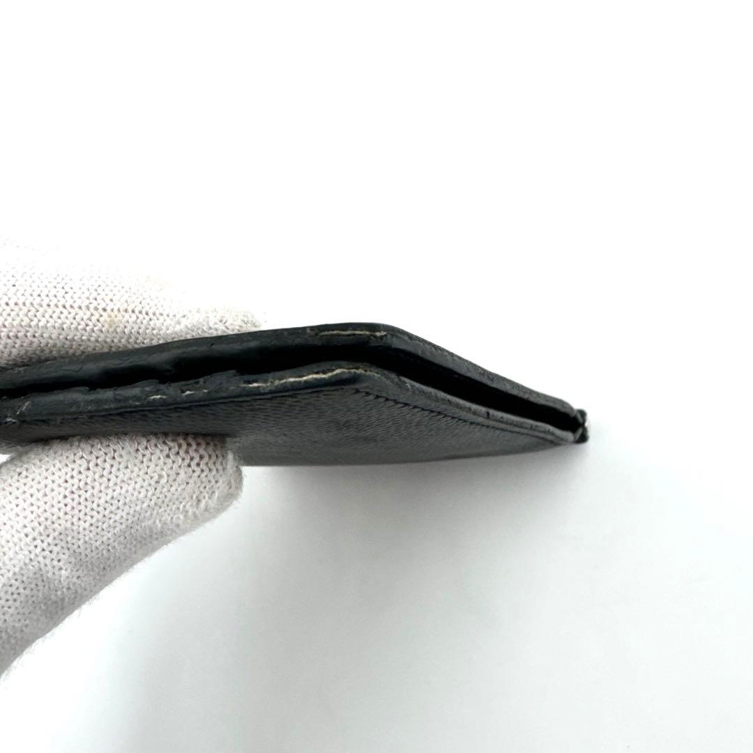 サンローラン　マネークリップ　ブラック　レザー