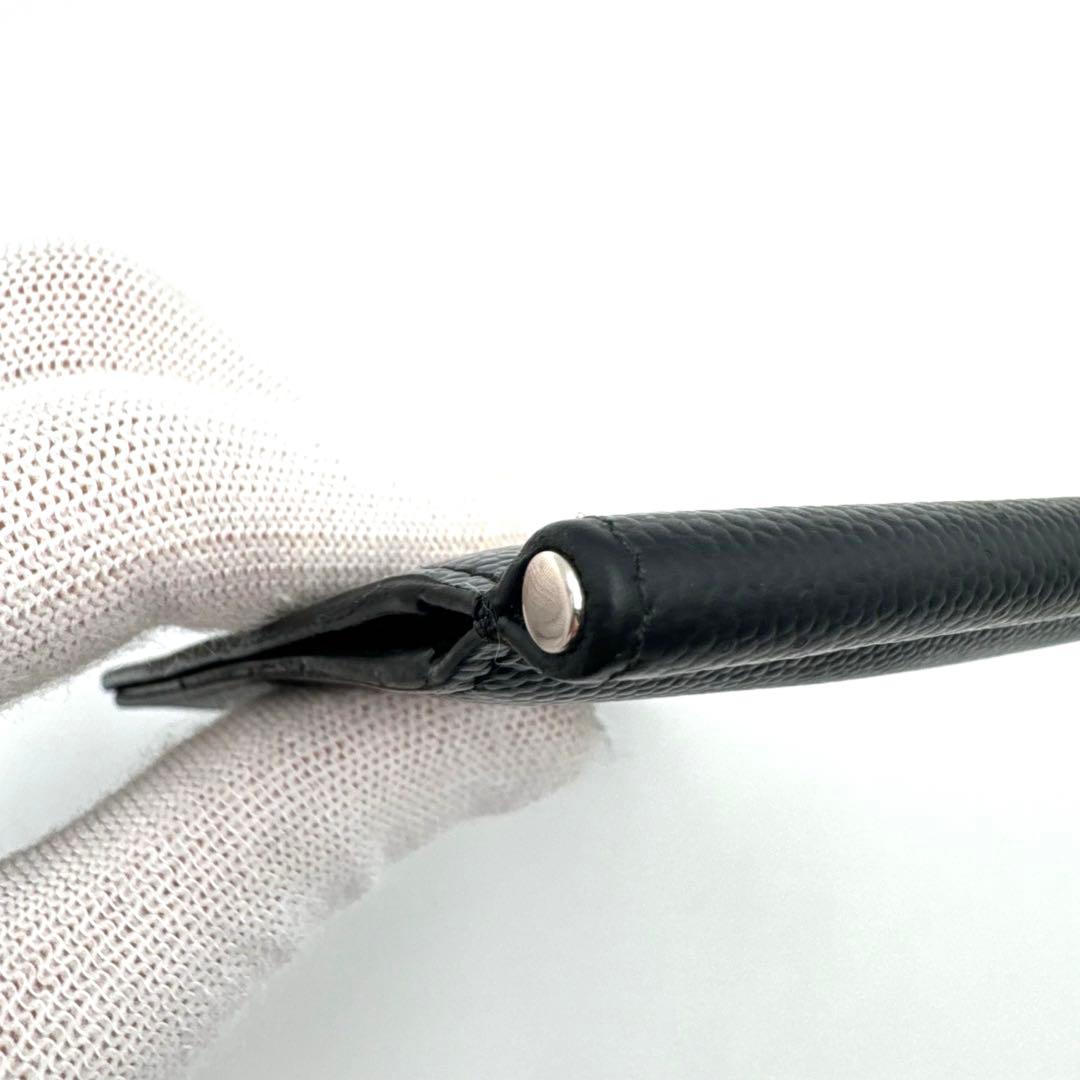 サンローラン　マネークリップ　ブラック　レザー