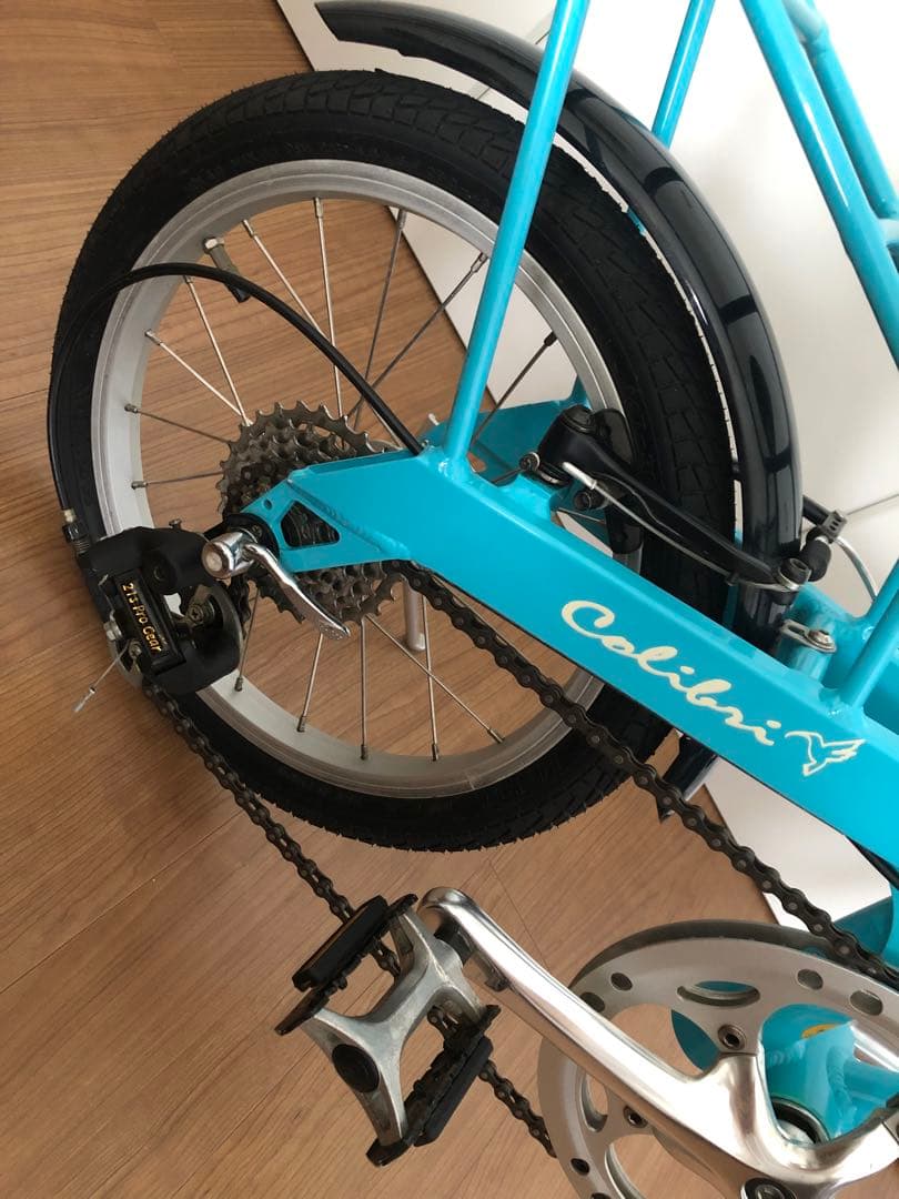 貴重◻︎レア◻︎美品◻︎プジョーコリブリ自転車 16インチ　ブルー　スカイブルー
