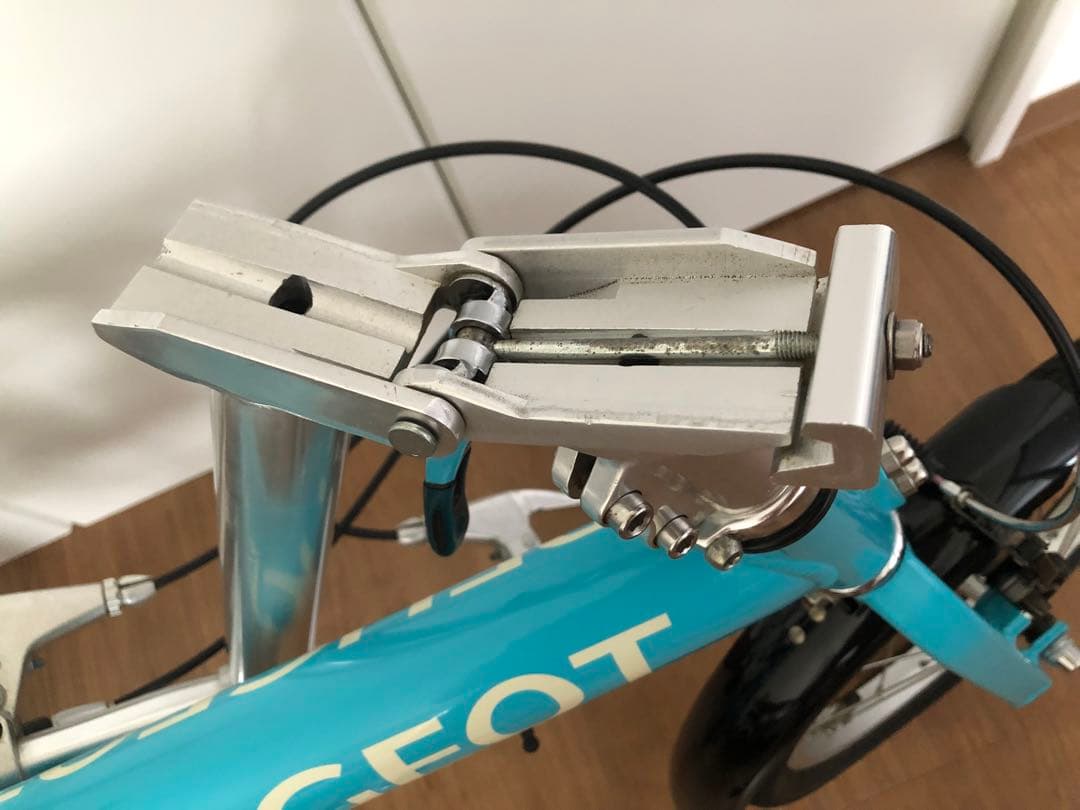 貴重◻︎レア◻︎美品◻︎プジョーコリブリ自転車 16インチ　ブルー　スカイブルー