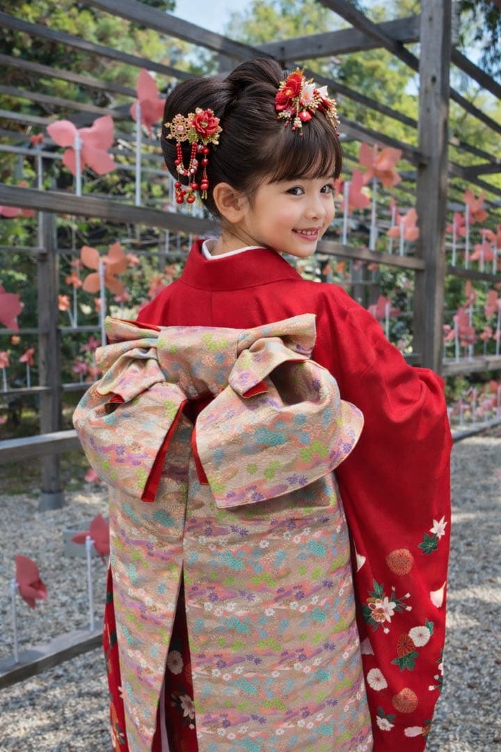 七五三　だらり帯　着物　フルセット