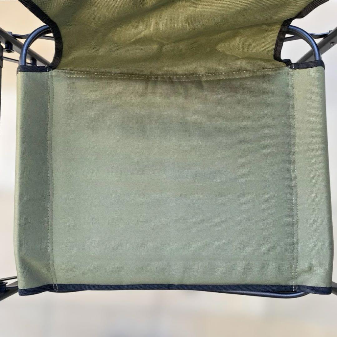 コールマン（Coleman）サイドテーブル付デッキチェア（オリーブ）2脚セット