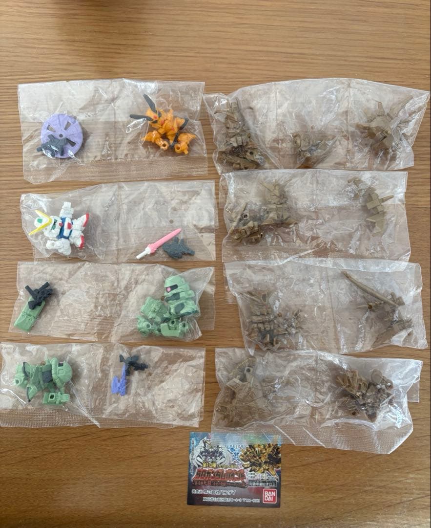 レア　希少　SDガンダムバインド１セミコンプ（９種）バインド４（８種）　ガチャ