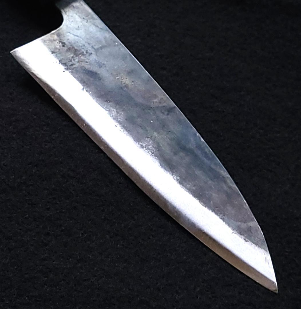 青紙1号 黒打 万能包丁 180㎜ #9327 焼柄 月光作 日本製