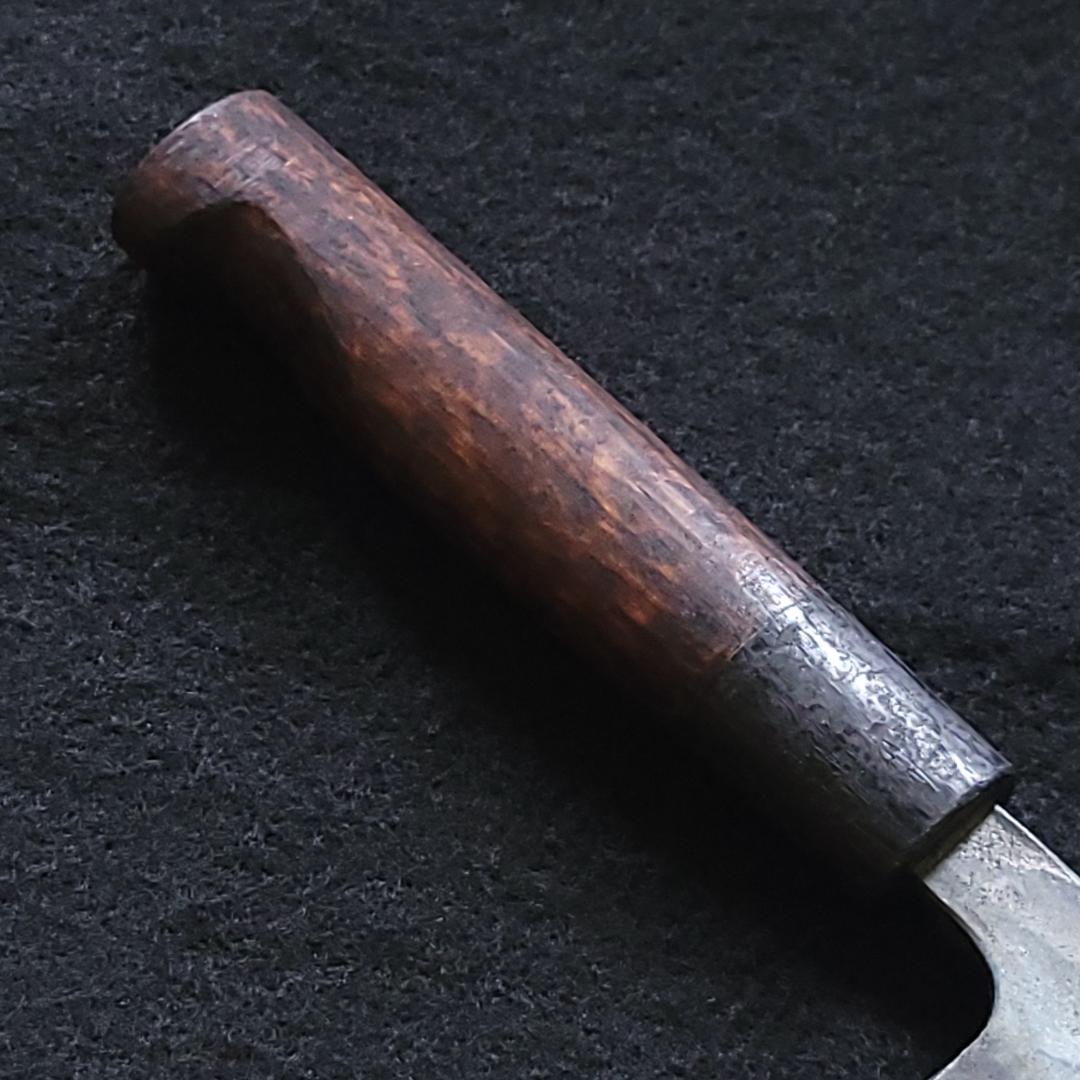 青紙1号 黒打 万能包丁 180㎜ #9327 焼柄 月光作 日本製