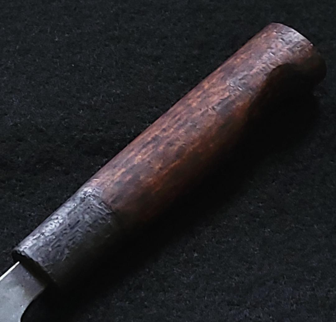 青紙1号 黒打 万能包丁 180㎜ #9327 焼柄 月光作 日本製