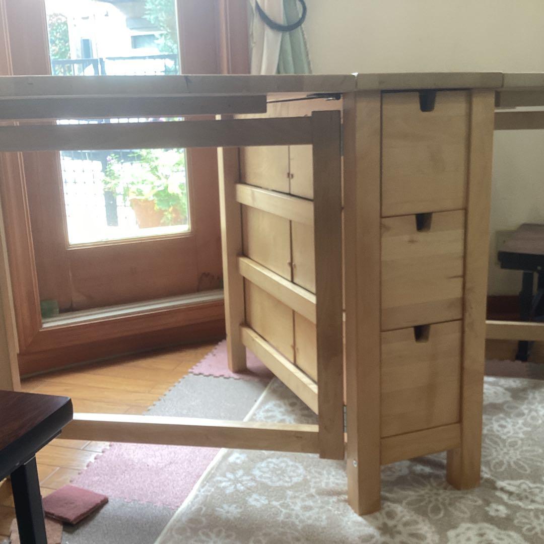 イケア折りたたみゲートレックテーブル