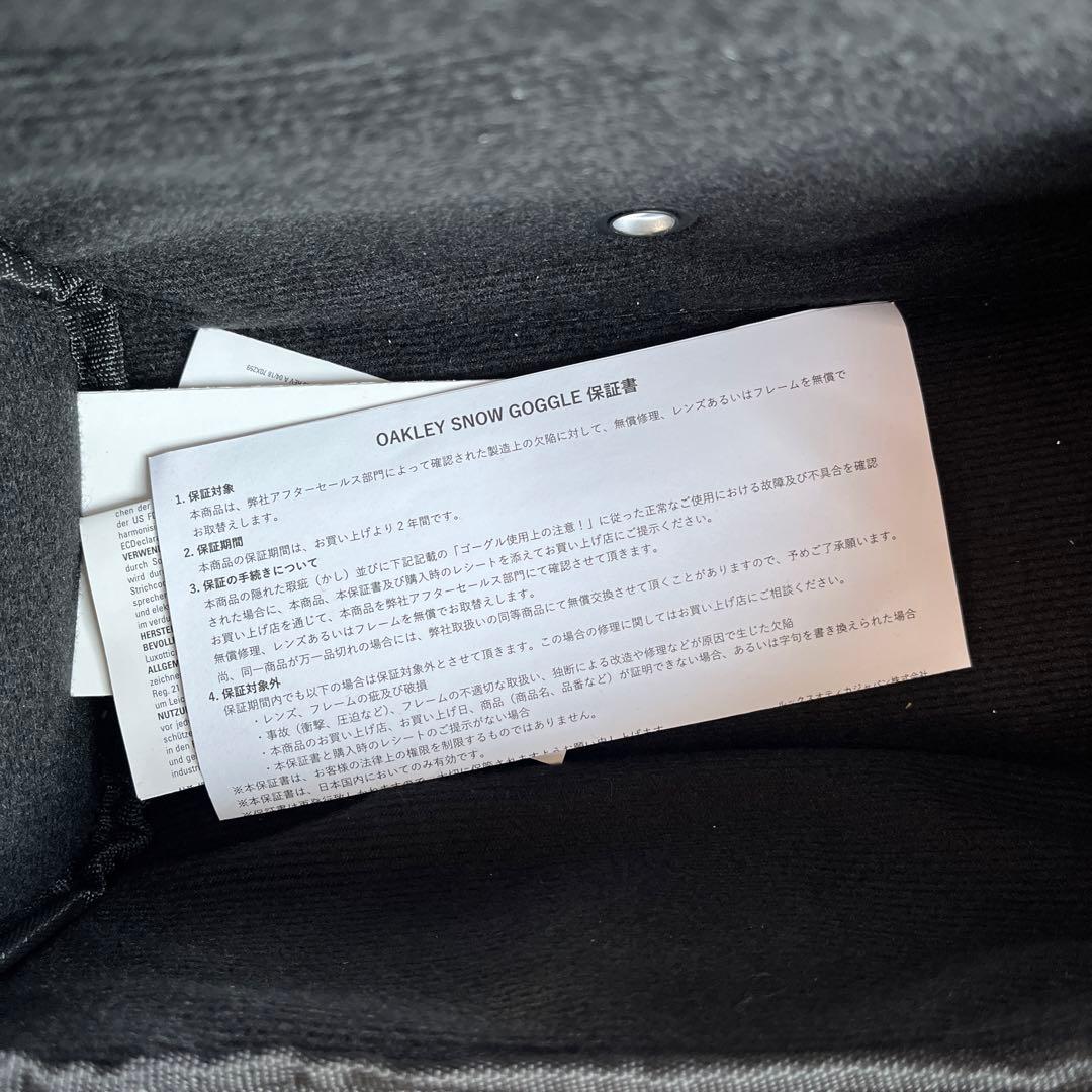 Oakley PRIZM ゴーグル 赤色レンズ