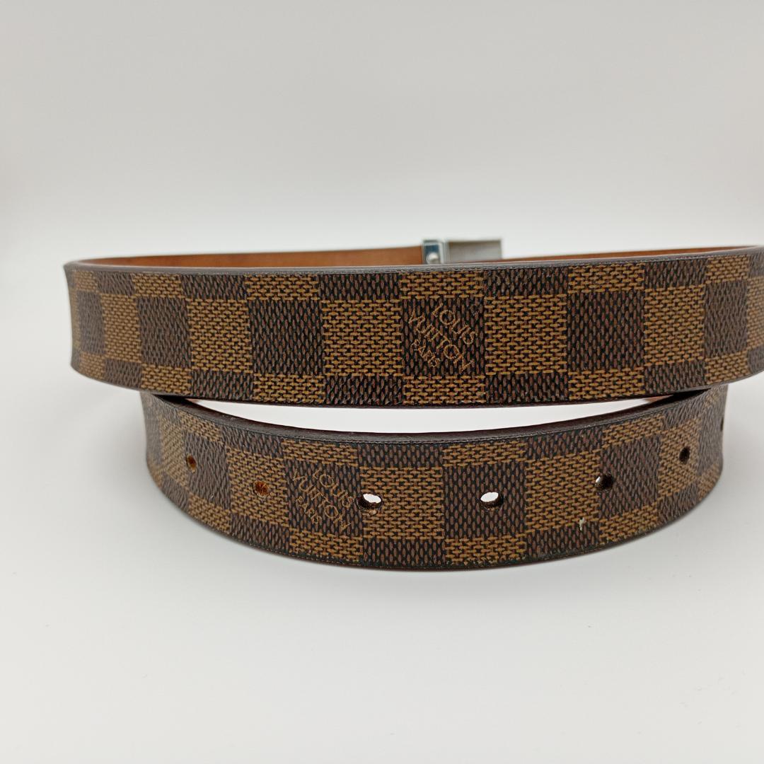 LOUIS VUITTON サンチュール キャレ ダミエ エベヌ M6803