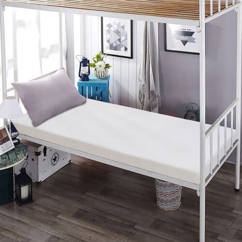 10cm高反発マットレス シングル ホワイト 25D 120N S