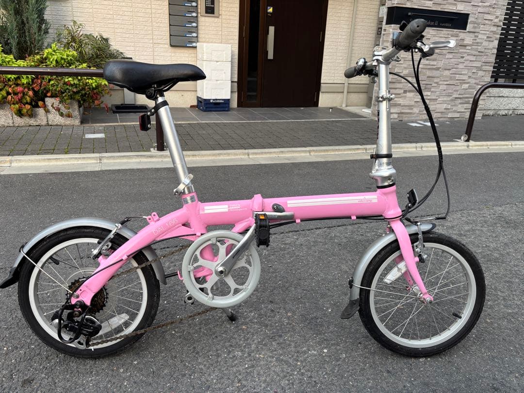 DAHON DAL166 折りたたみ自転車 ピンク　ミニベロ