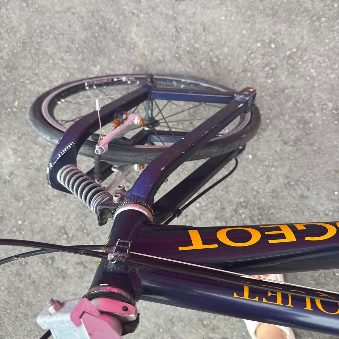 PEUGEOT 折りたたみ自転車 ネイビー　CRIQUET