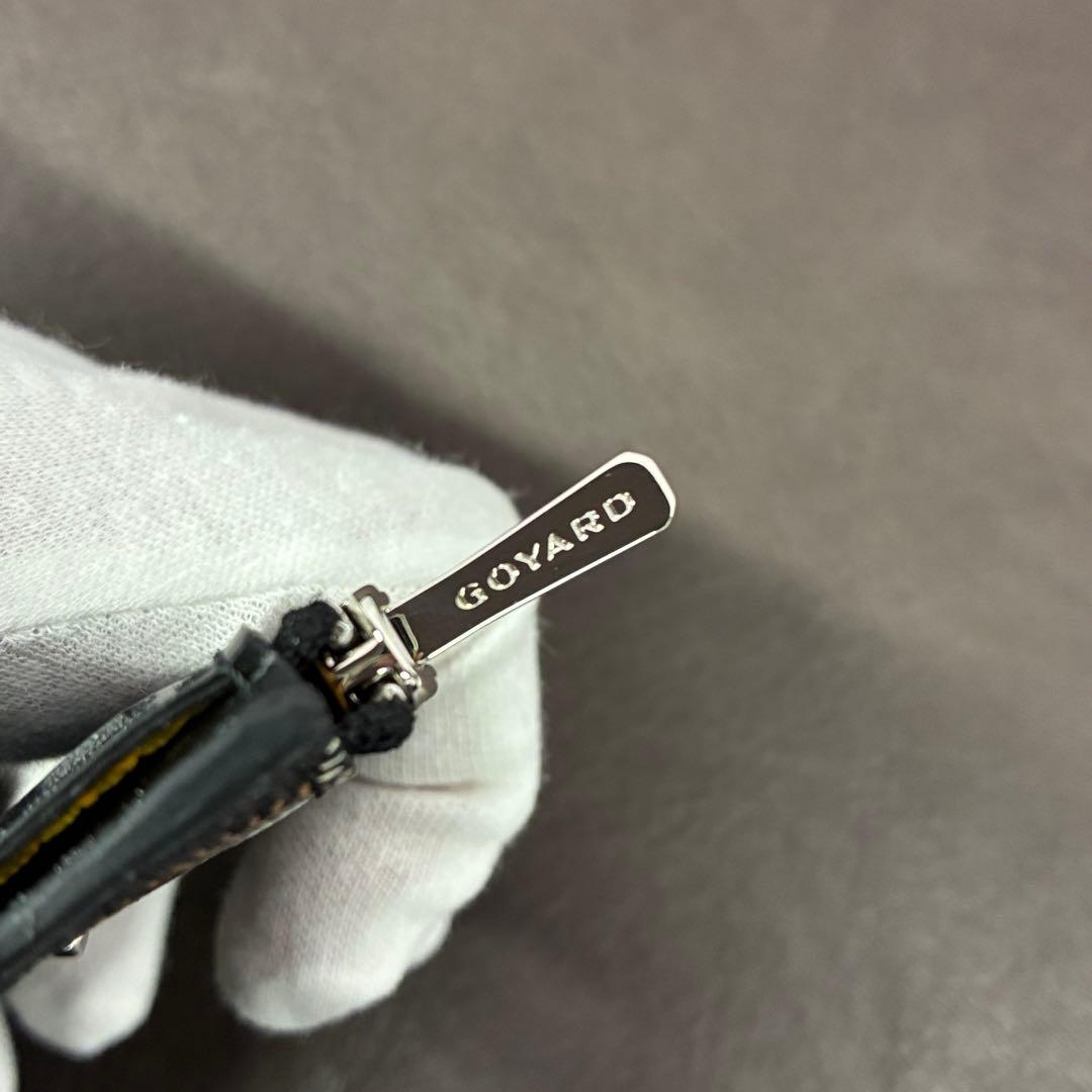 【極美品】ゴヤール サン・ガブリエル 三つ折り財布 ブラック