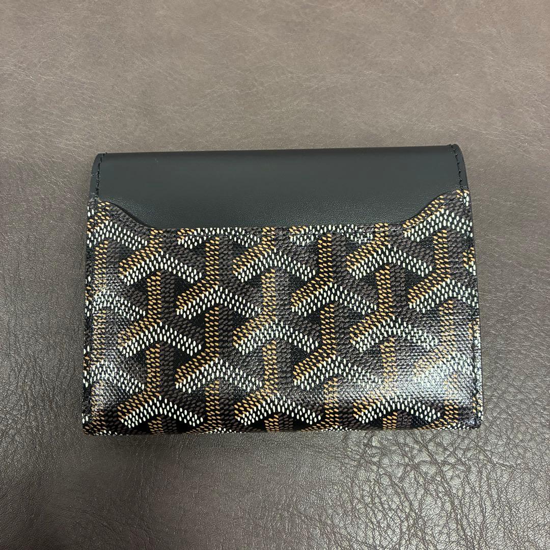 【極美品】ゴヤール サン・ガブリエル 三つ折り財布 ブラック