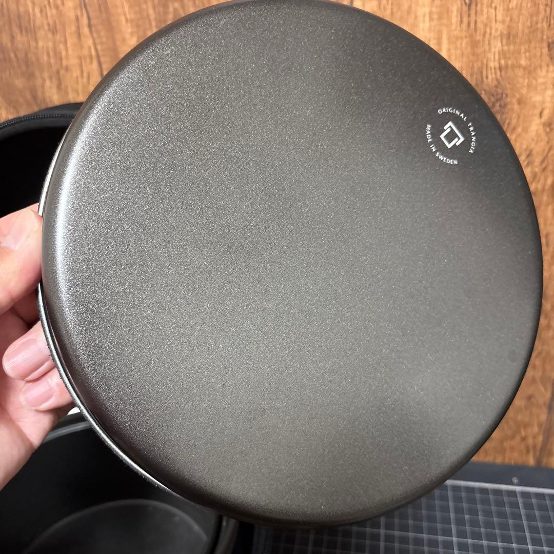 トランギア ストームクッカーL・ブラックバージョン 専用ケース付き