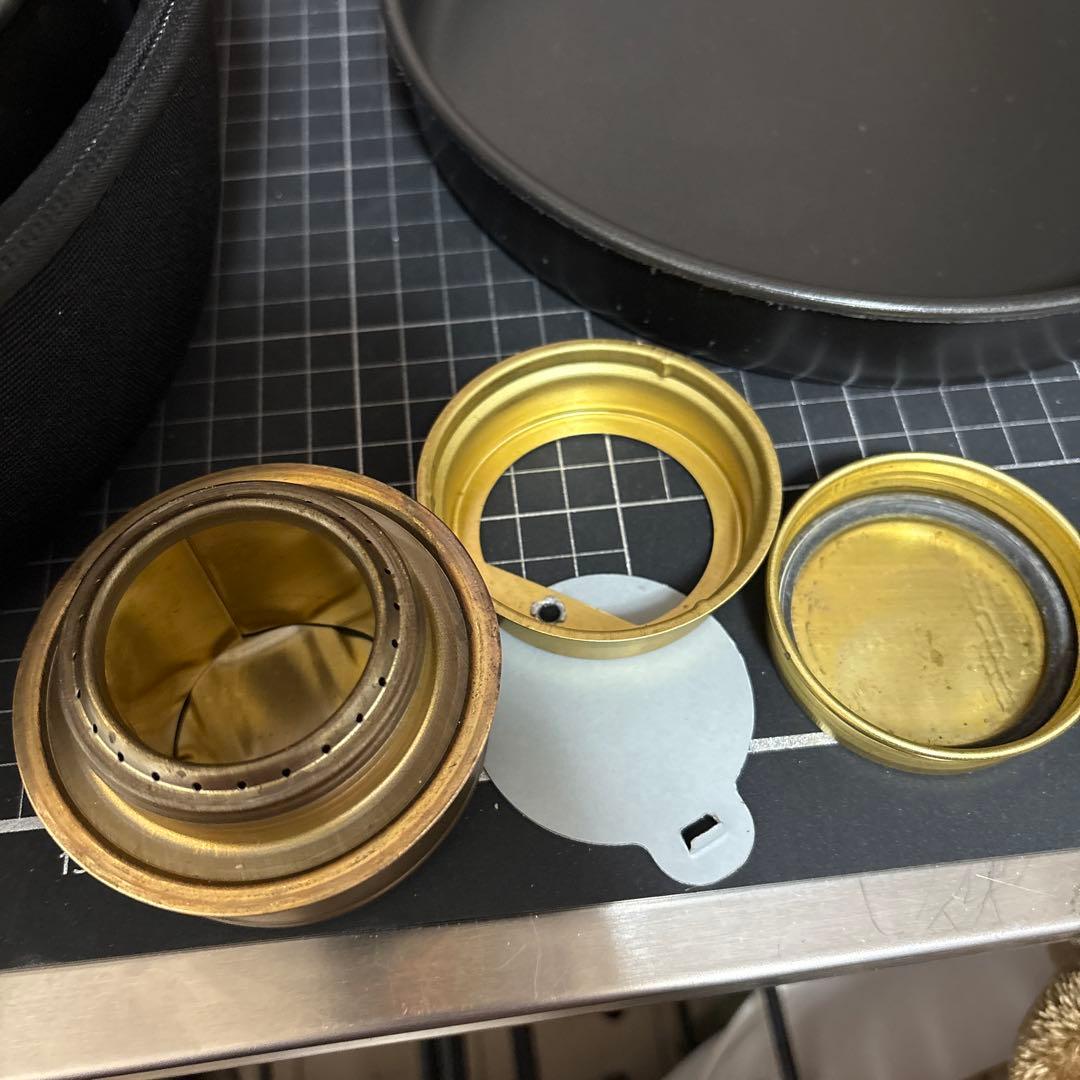 トランギア ストームクッカーL・ブラックバージョン 専用ケース付き