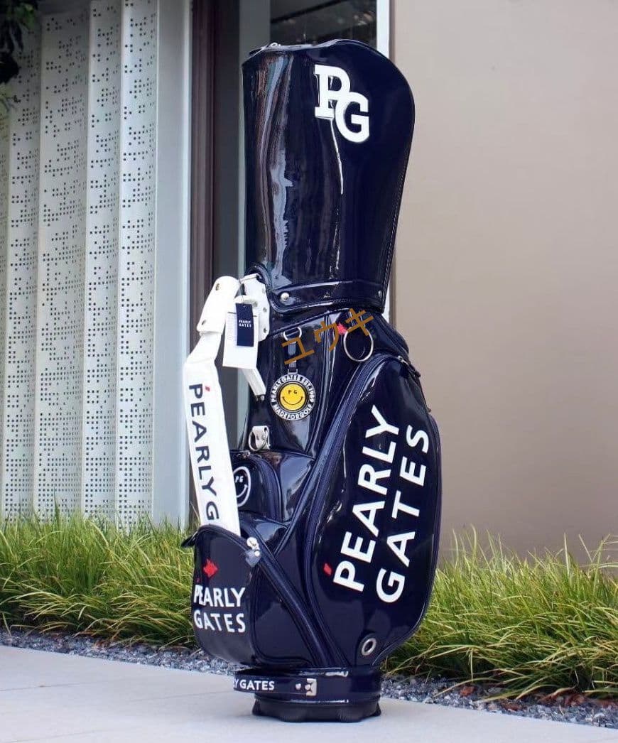 PEARLY GATES エナメル キャディバッグ