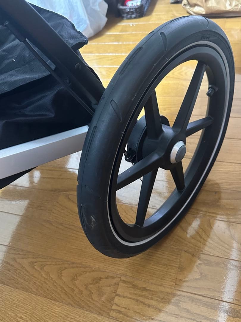 THULE ジョギング用ベビーカー 青 Jogging stroller