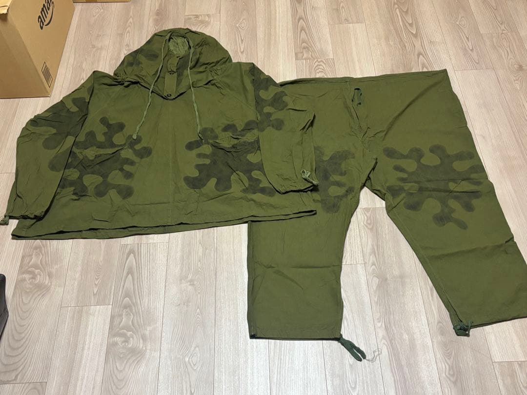 WW2 ロシア軍 ソ連軍 アメーバ迷彩 カモフラージュスーツ 偵察部隊