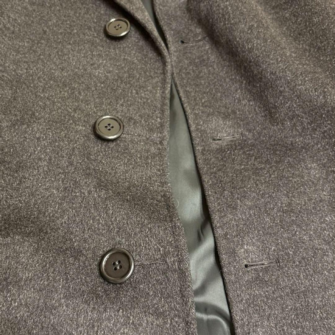 R*0様 アクアスキュータム ピュアカシミヤ　チェスターコート　チャコール　サイ
