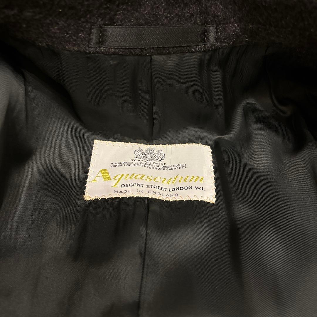 R*0様 アクアスキュータム ピュアカシミヤ　チェスターコート　チャコール　サイ