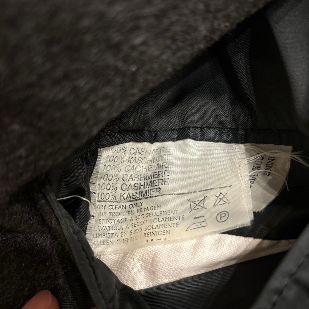 R*0様 アクアスキュータム ピュアカシミヤ　チェスターコート　チャコール　サイ