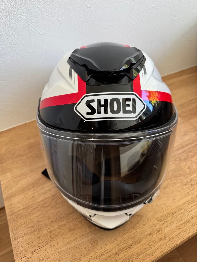 SHOEI フルフェイスヘルメット gt-air2黒/白/赤