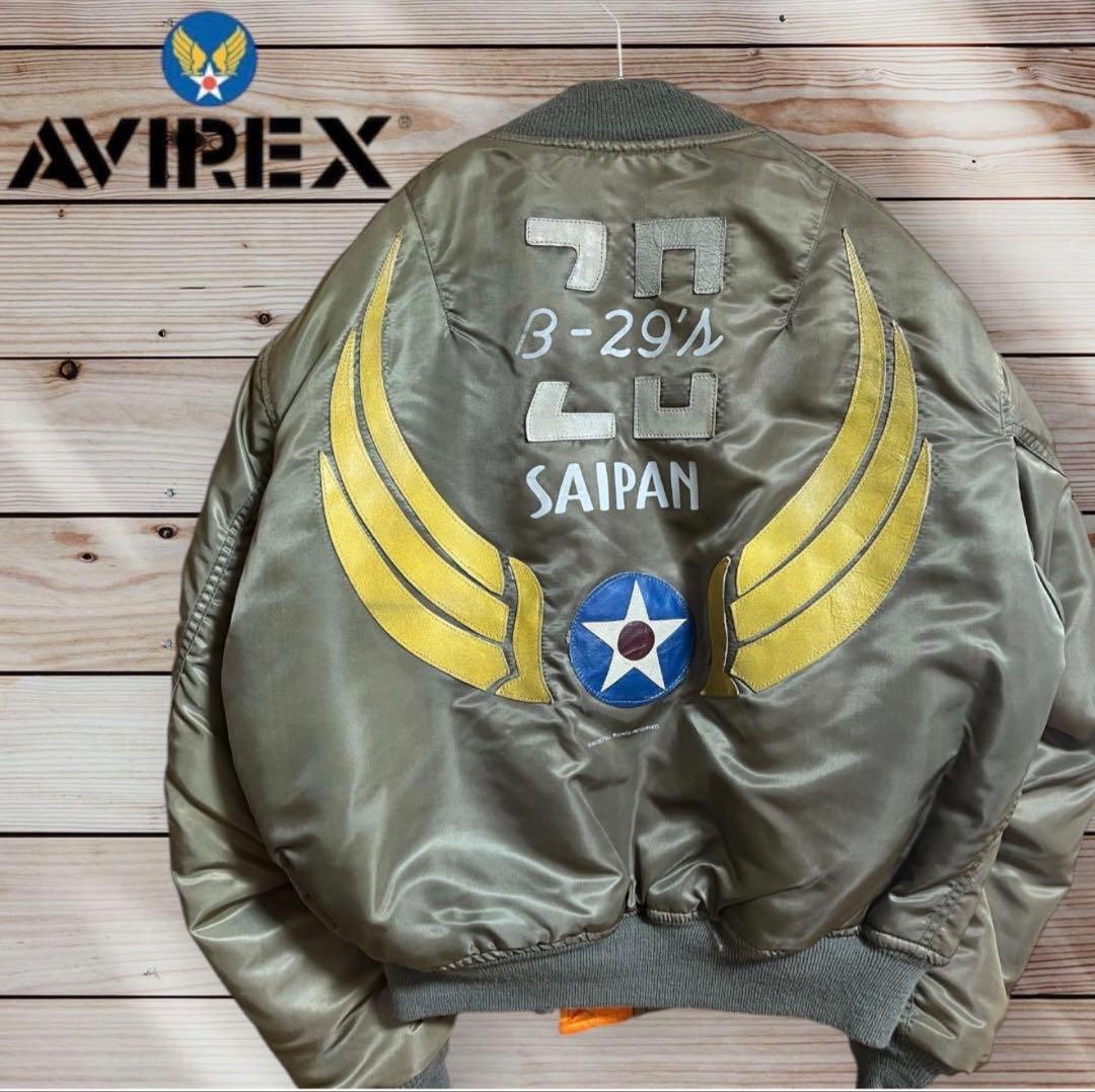 G*5様 【アメリカ製　AVIREX】カスタムMA-1 サイズ:M アヴィレック