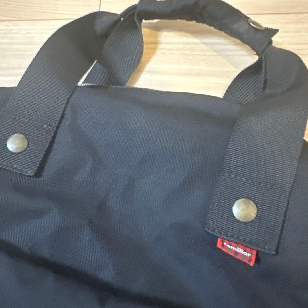 Familiar ブラック　マザーズリュック