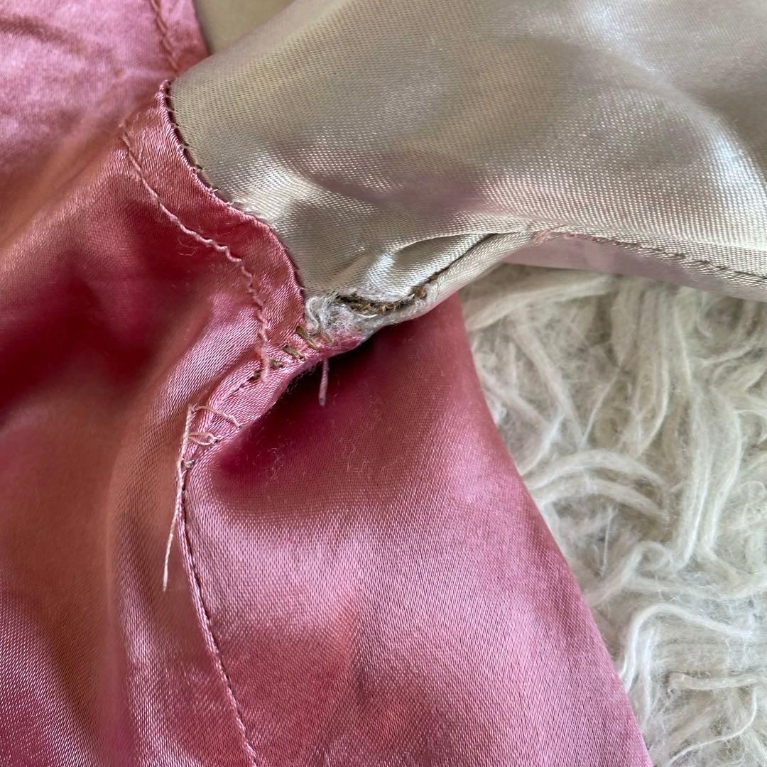 ヒューストン スカジャン リバーシブル 別珍 刺繍