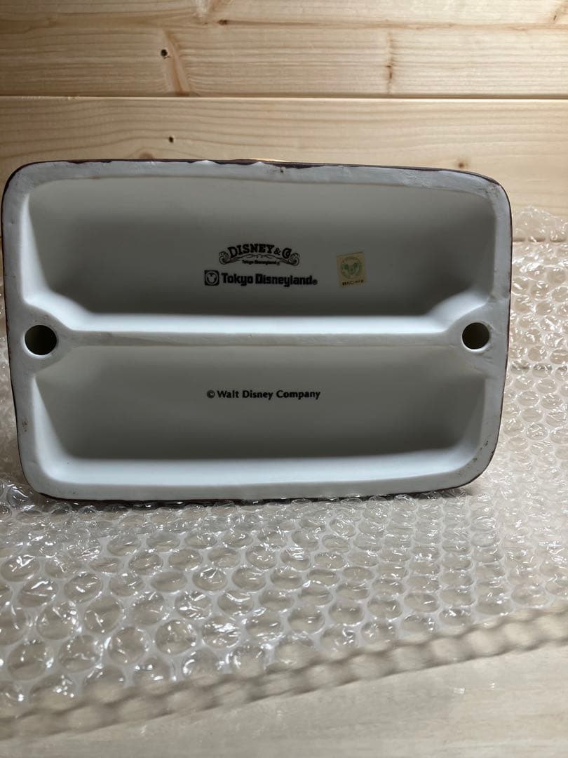 美品Disney 陶器フィギュア 三つ子ミッキーたちとお散歩するミニー＆プルート