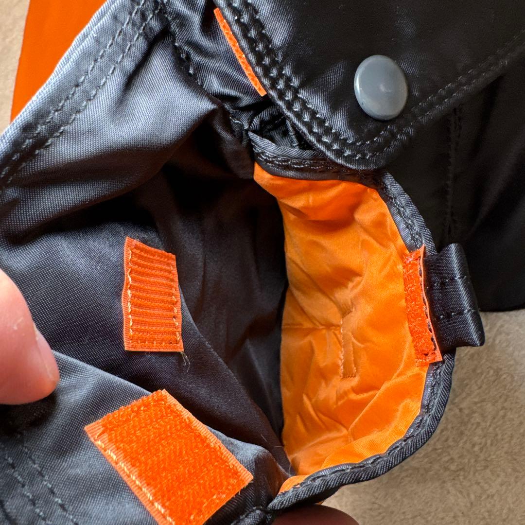 美品　ポーター　タンカー　パスポートケース　ショルダーバッグ　ブラック