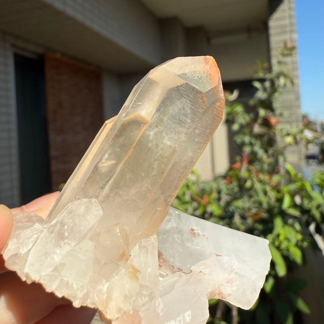 自然色　水晶クラスター モリオン　14個セット　1kg 水晶　原石　自然石c2