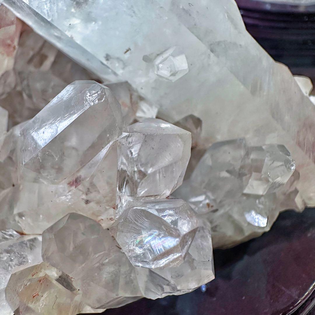 巨大❗希少高透明度❗️浄化❗️超強いパワー☆レインボー☆ヒマラヤクラスターA1407