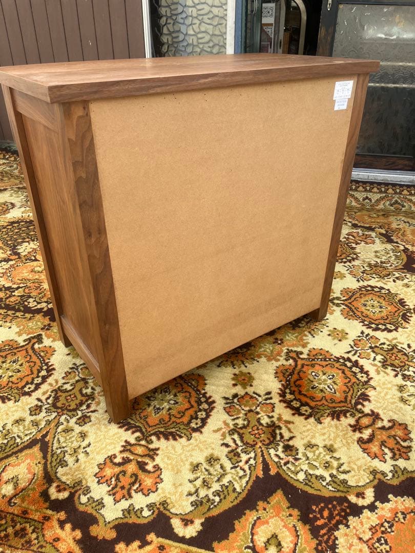 希少 NITORI ニトリ ローチェスト エリル800 ウォールナット