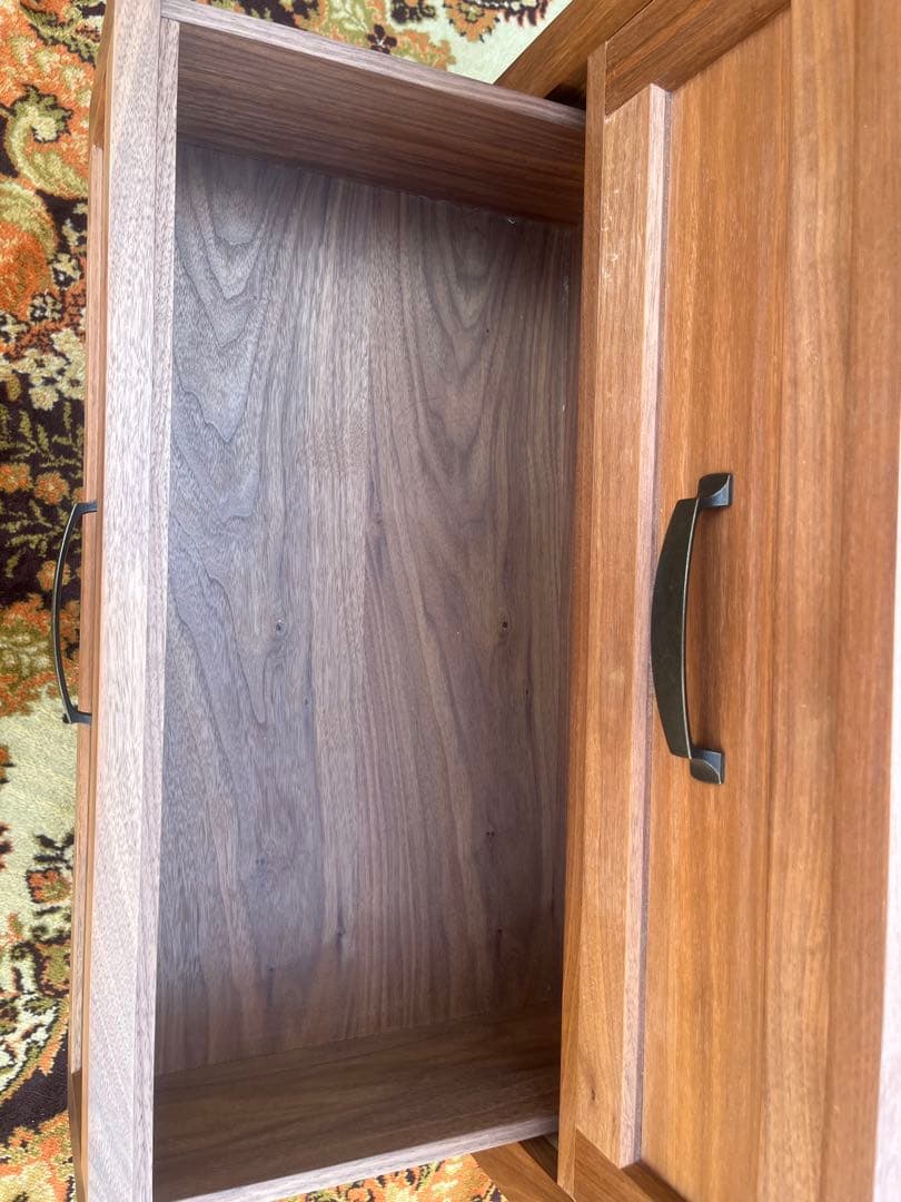 希少 NITORI ニトリ ローチェスト エリル800 ウォールナット