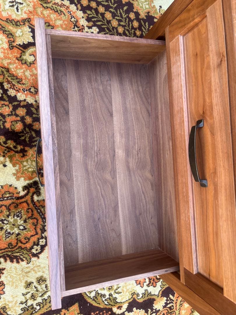 希少 NITORI ニトリ ローチェスト エリル800 ウォールナット