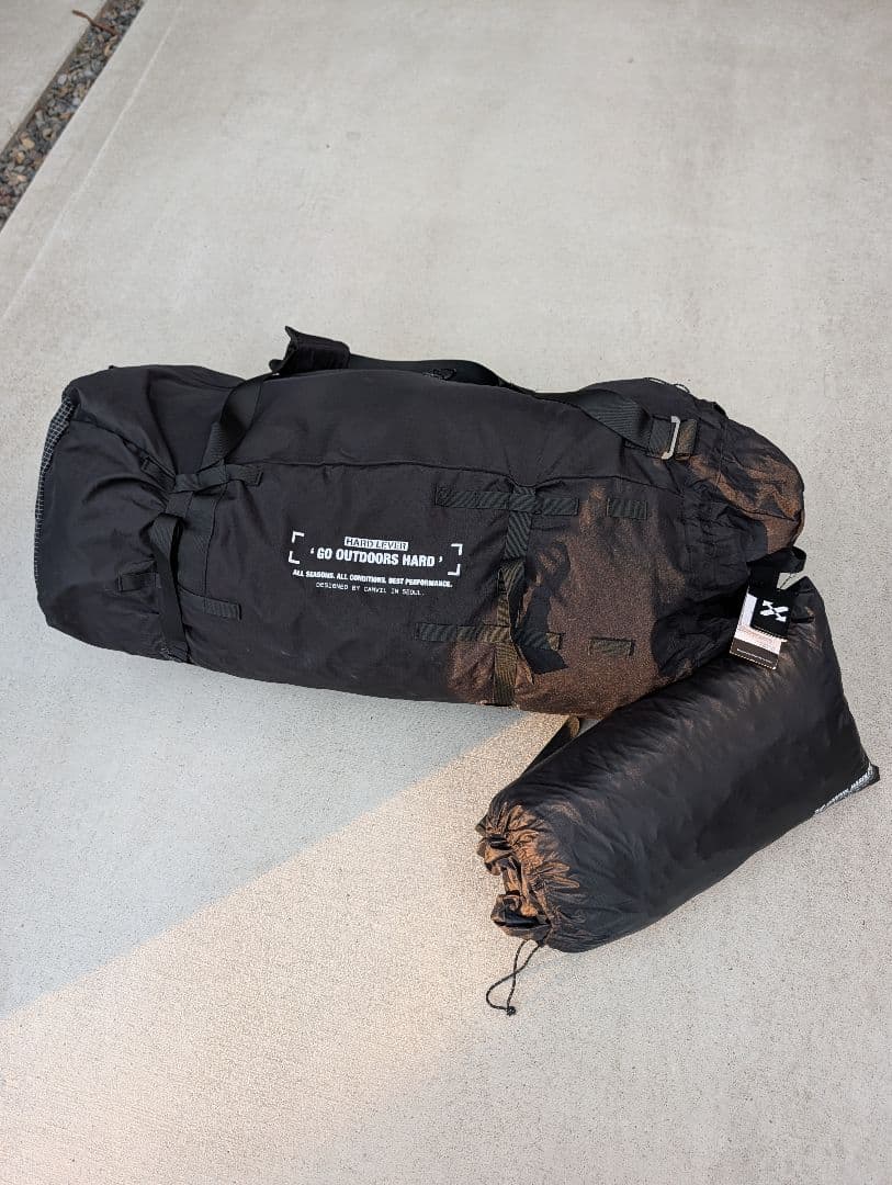 CAMVIL カニ4P エアーテント（4人用）