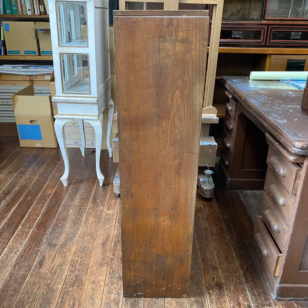 【引取で8600円引き】昭和レトロ 木製キャビネット ガラス扉付き 引き出し付き